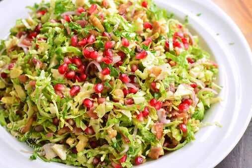 Brussels Sprouts Salad With Mustard Vinaigrette