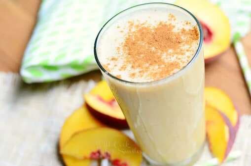 Peaches And Cream Breakfast Smoothie