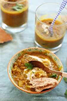 Curried Pumpkin Lentil Soup