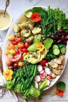 Spring Nicoise Salad With Green Beans And Shallot Vinaigrette