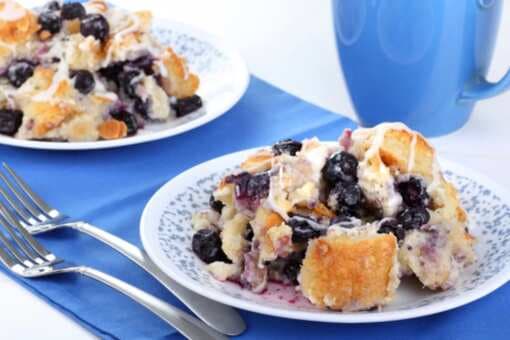 Make Delicious Blueberry Bread Pudding At Home, Recipe Inside