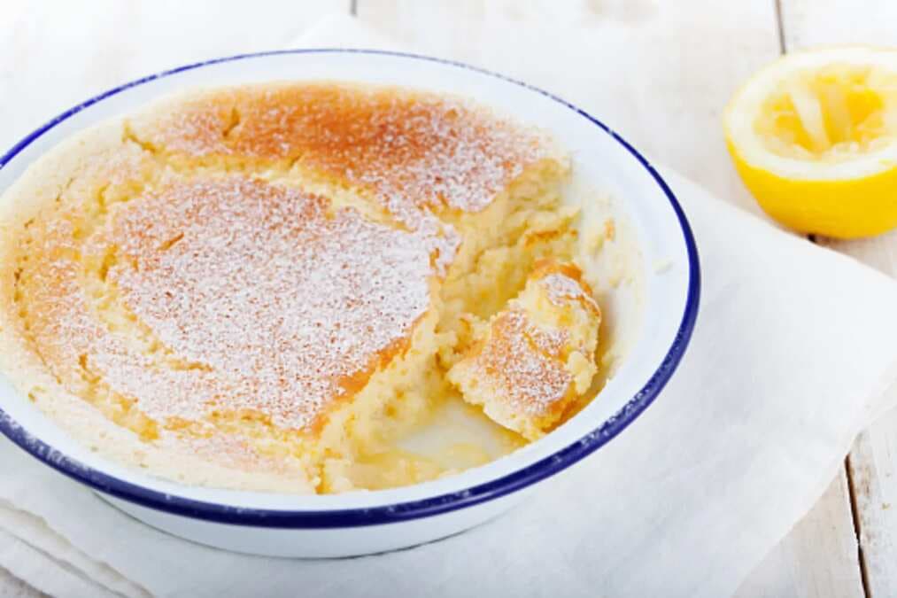 Indulge In The Soft Lemon Pudding Cake This Festive Season