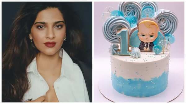 Sonam Kapoor Celebrates Baby Vayu’s Birthday With Decadent Cake
