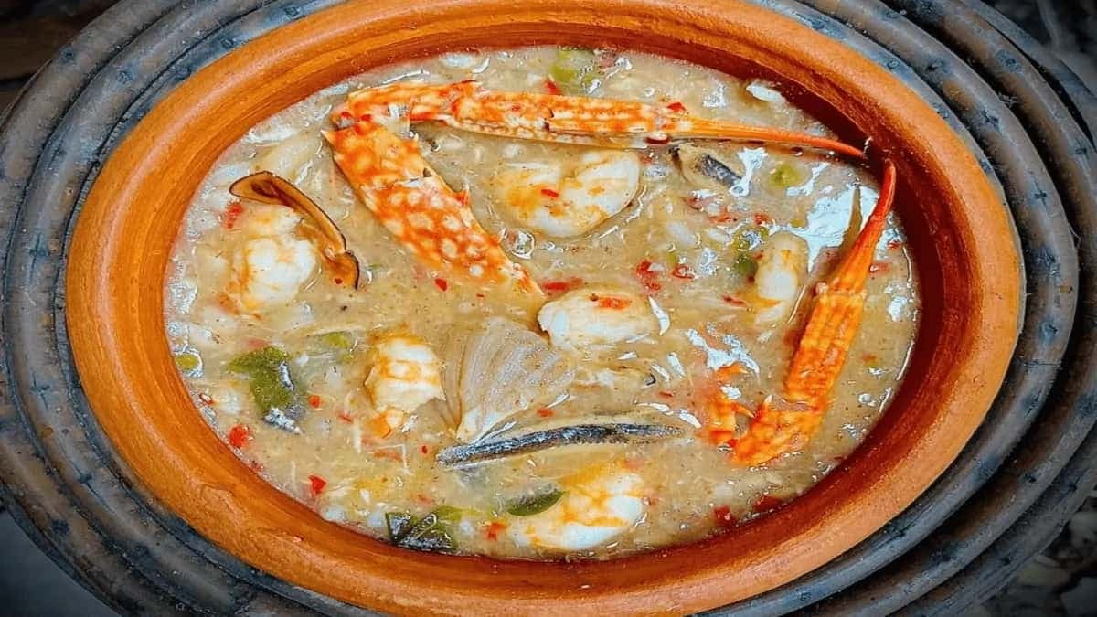Jaffna Odiyal Kool, Sri Lankan Seafood Stew