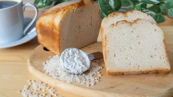 gluten free bread rice flour healthy soft bouncy bread recipe