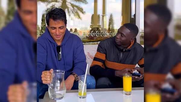 Sonu Sood Shares Juice With Khaby Lame, And Then It Backfires