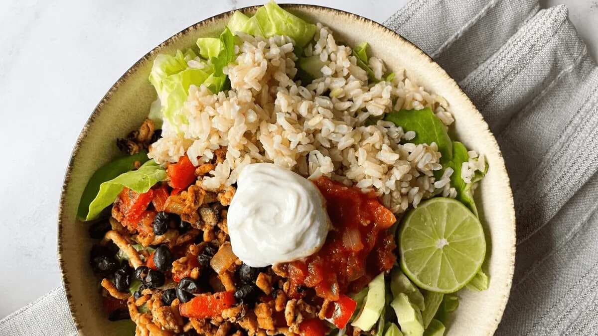 Nutritious Brown Rice Fuego Bowl As A Healthy Meal Option
