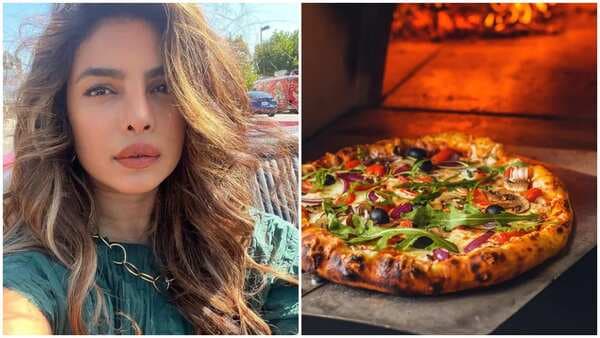 Priyanka Chopra Spends The Weekend On The Beach With A Pizza