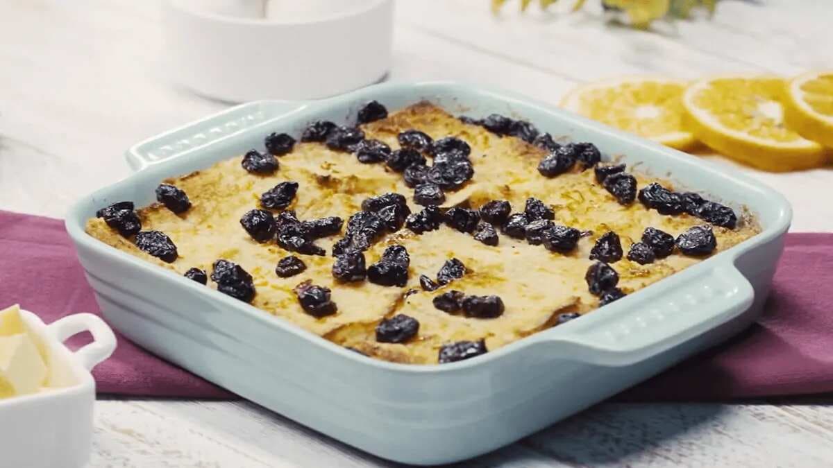Cranberry Bread Butter Pudding video recipe by US Cranberries India